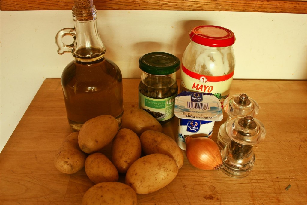 Potato salad ingredients