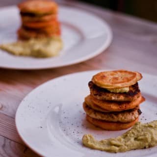 Baked Quince and Chicken Stacks