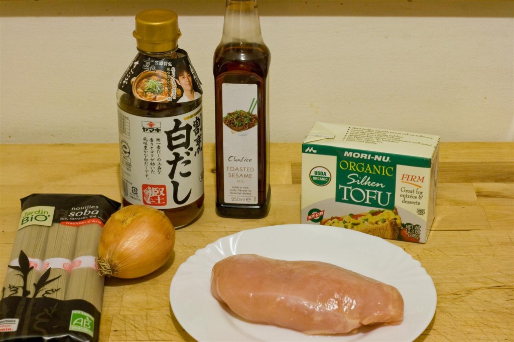 Chicken Soba Soup ingredients