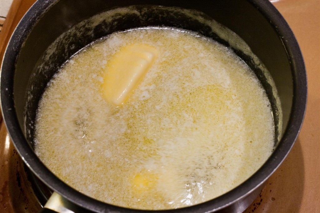 Melting the butter