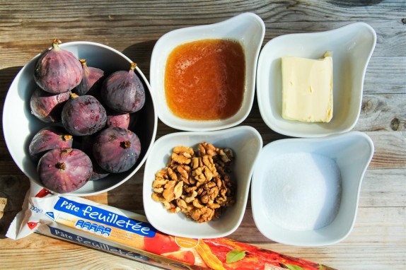 Fig, Honey and Walnut Tart ingredients