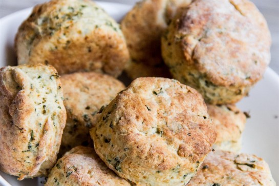 Cottage Cheese and Parsley Scones