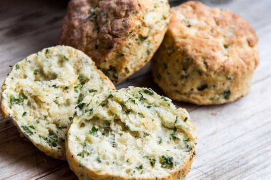Cottage Cheese and Parsley Scones