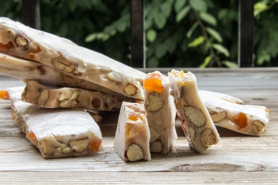 Apricot and Almond Nougat