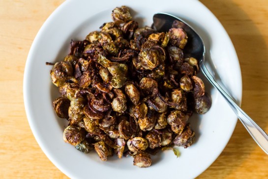 Curry-Roasted Brussels Sprouts