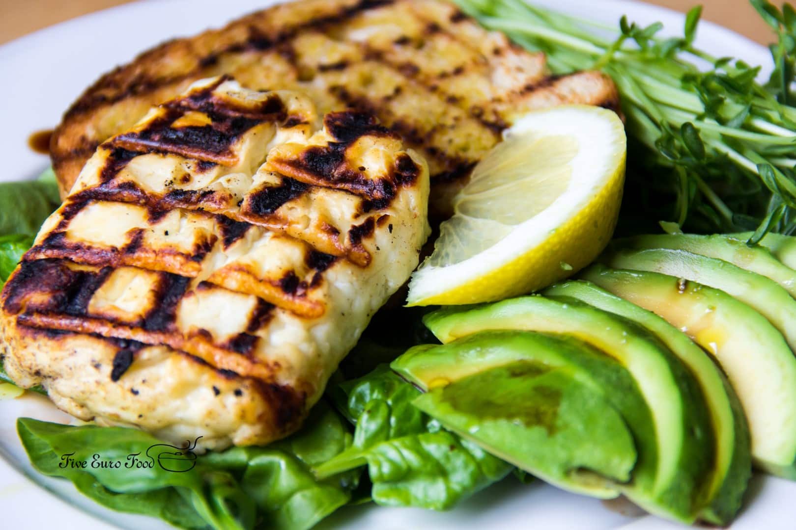 Halloumi and Avocado Salad